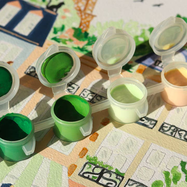 La Petite Épicerie - Wholesale DIY Craft Kit - Paint by number kit - Paris