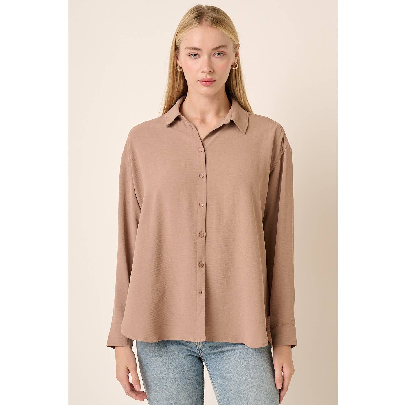 mittoshop - Wholesale Button Down Shirt - Women's - AIRFLOW BUTTON DOWN LONG SLEEVE SHIRT4