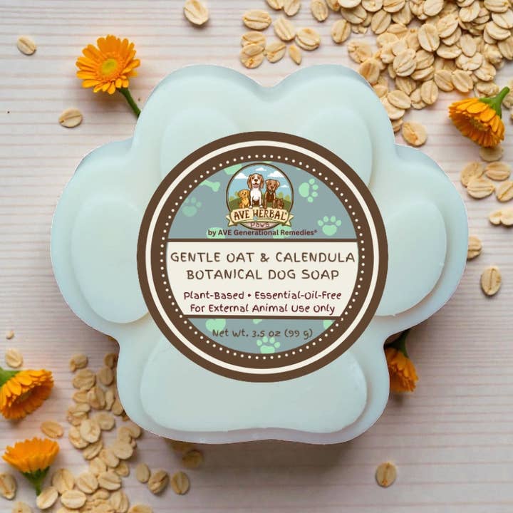AVE Herbal Paws Oats & Calendula Soap for wholesale by PureLife Organic Inc