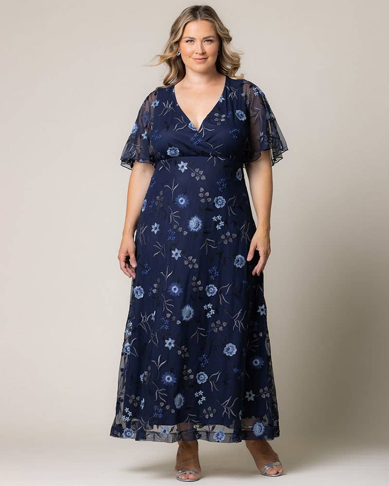 Kiyonna – wholesale Gown – Women's – Embroidered Elegance Evening Gown - Plus Size17