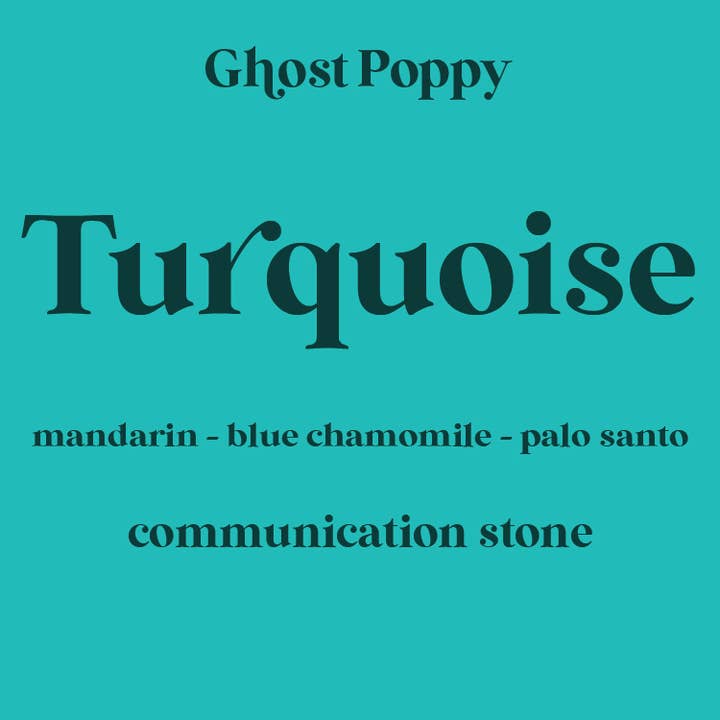 Ghost Poppy – wholesale Jar/filled candle – Turquoise Candle