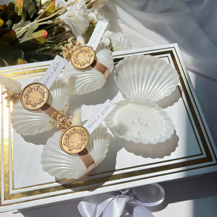 Oyster Candle, Seashell Candle Wedding Favors, Beach Wedding and other Purchase Wholesale graduation favors. Free Returns & Net 60 Terms on Faire trending on Faire.