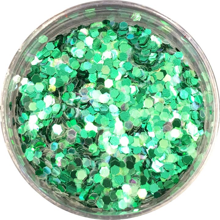 Prima Makeup 30mm Løs Glitter til Ansigt og Krop - Appletini for engroshandel hos Beauty Goddess