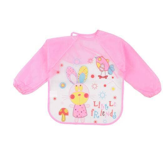 KiddieKickz - Vente Tablier – enfant - Tablier imperméable à manches longues Cute Bibs, blouse d'alimentation pour enfants18