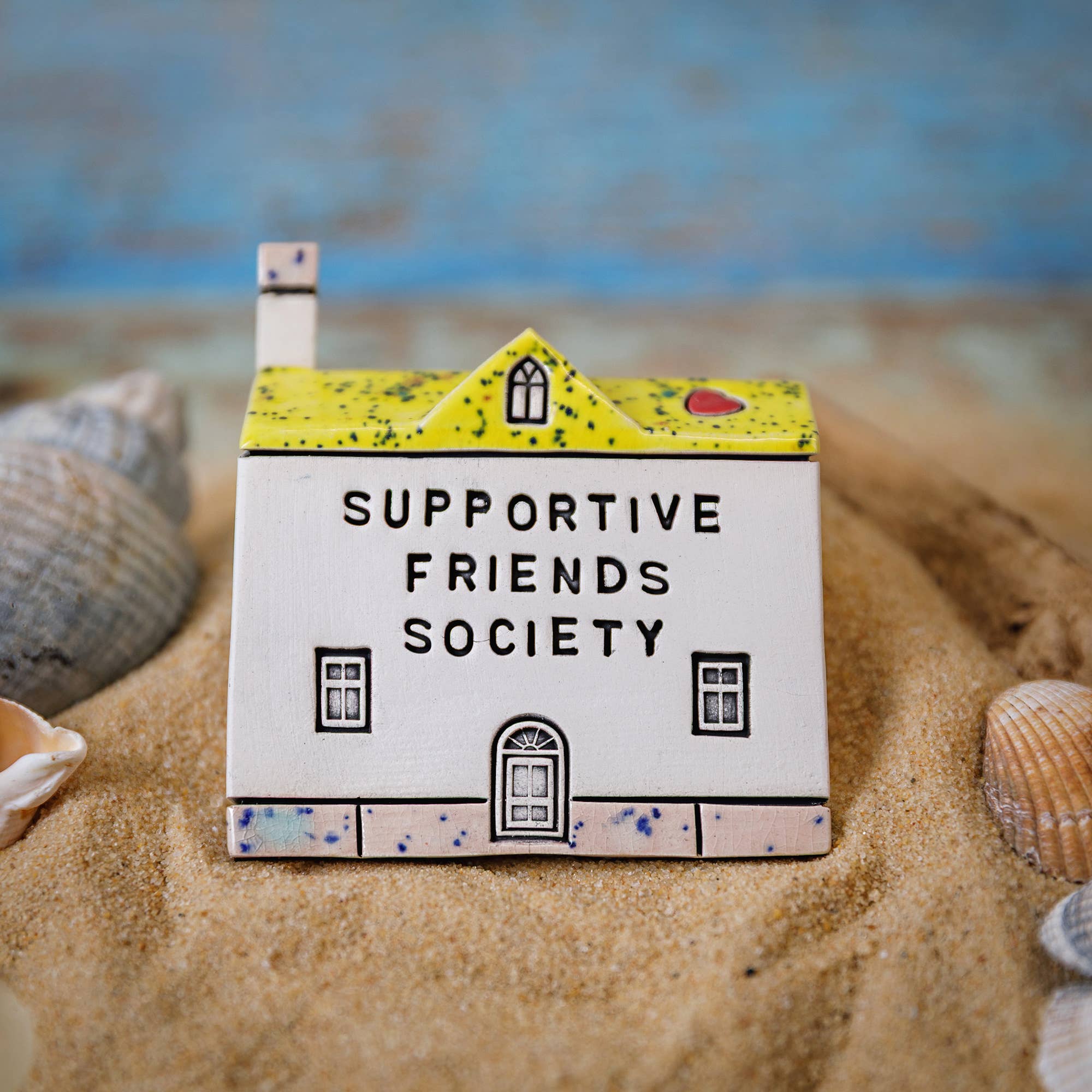 Mindful Atelier - Wholesale Decorative Tabletop Object - SUPPORTIVE FRIENDS SOCIETY Tiny Ceramic House