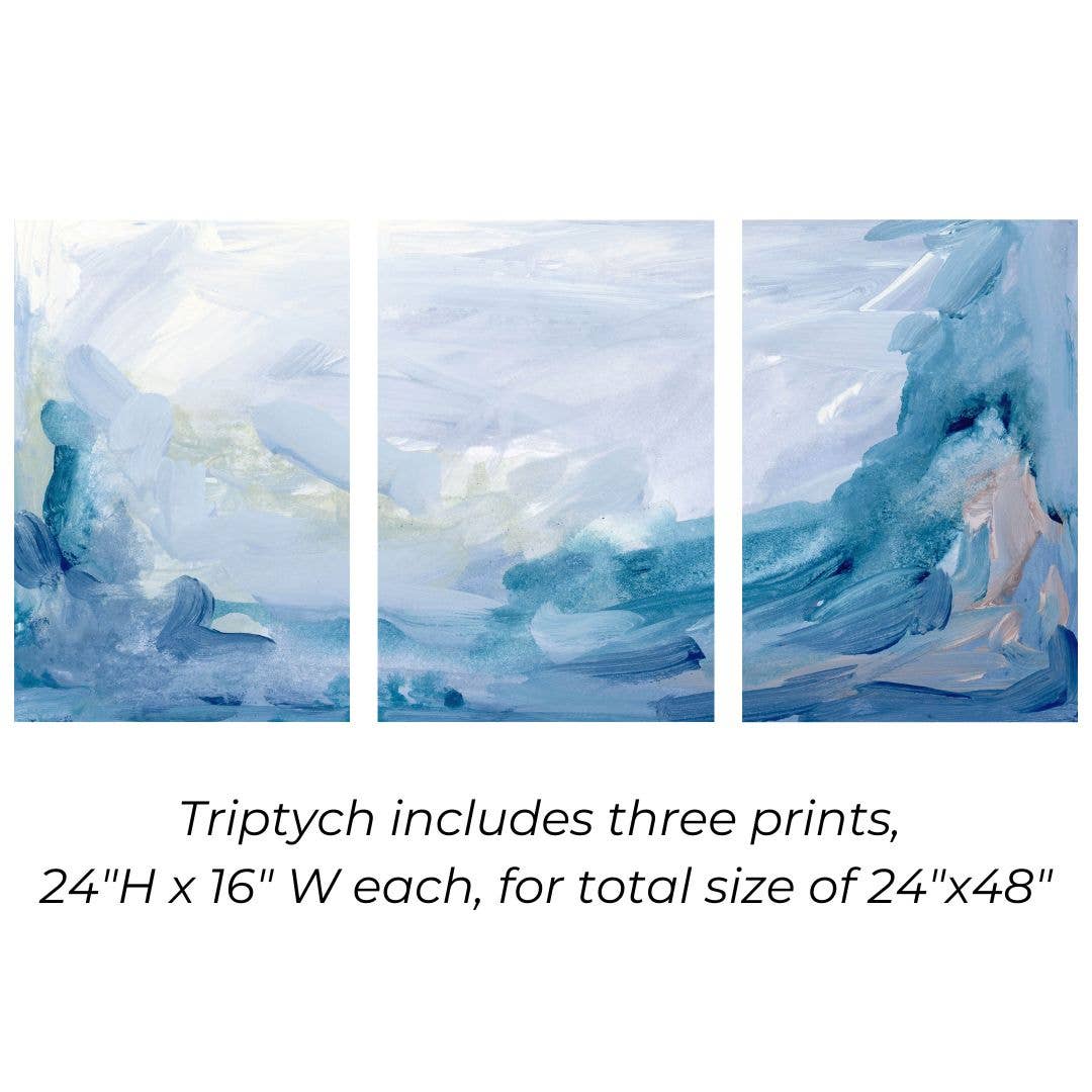 Kate Shore Fine Art - Wholesale Art Print - Print | Lagoon Triptych Set of 3 Prints1