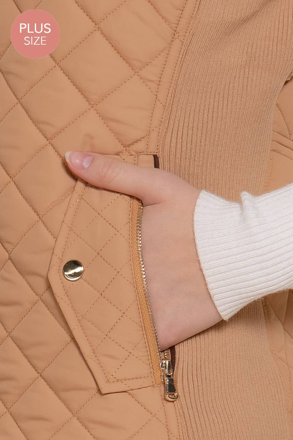 Active Basic | Active USA – Großhandel Oberbekleidungsweste – Damen – Steppweste mit Veloursleder-Paspeln59