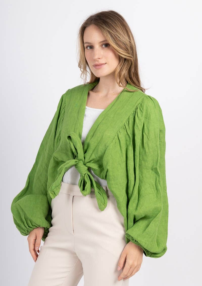 LINEN & COTTON HOUSE - Vente Chemisier – femme - 56811 100 % LINEN GILET 11