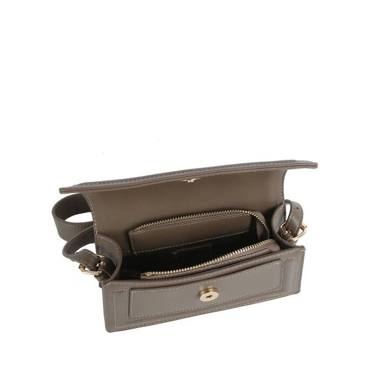 Handbag Factory Corp - Wholesale Shoulder Bag - Women's - Structured Layer Flap Shoulder Bag8