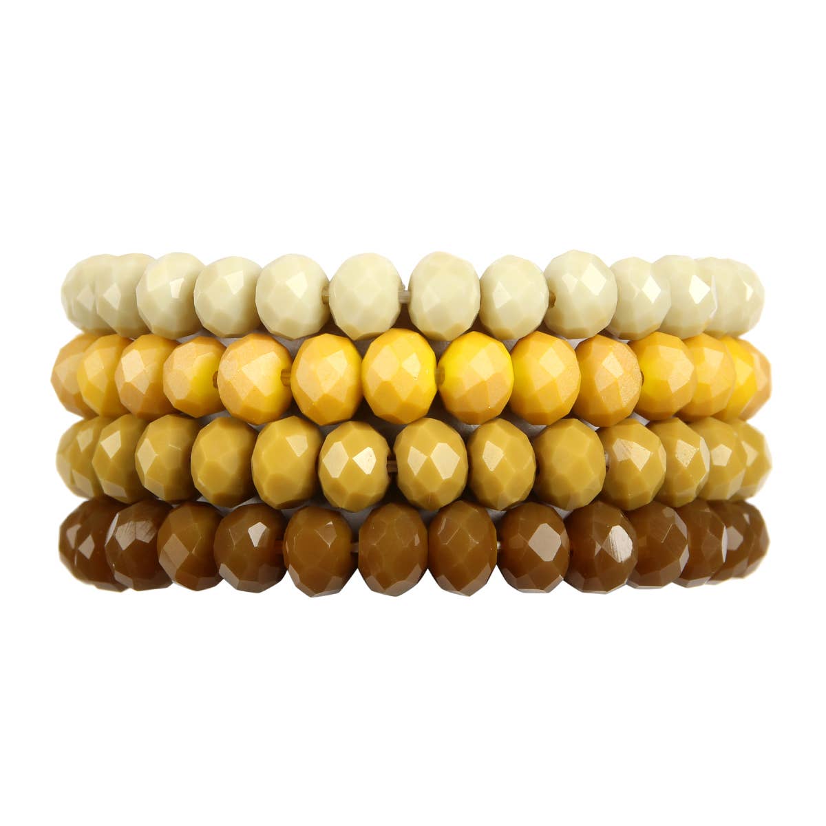 MYS Wholesale Inc - Wholesale Beaded Bracelet - 4 Line Glass Beads Stretch Bracelet13