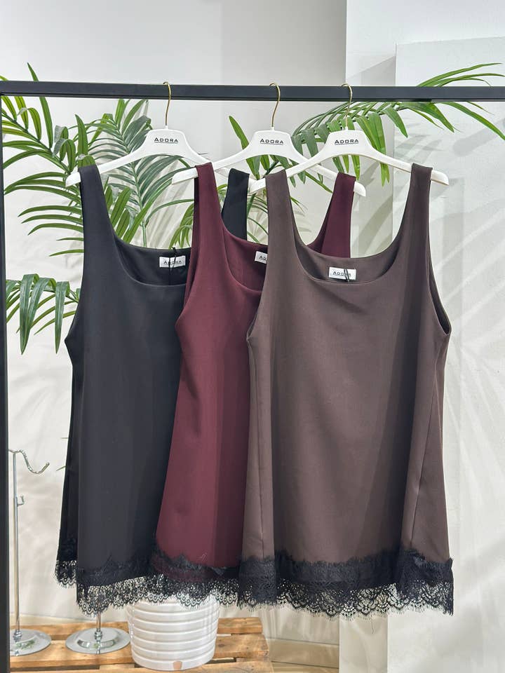 ADORA - Wholesale Dress - Women's - Dress with lace detail