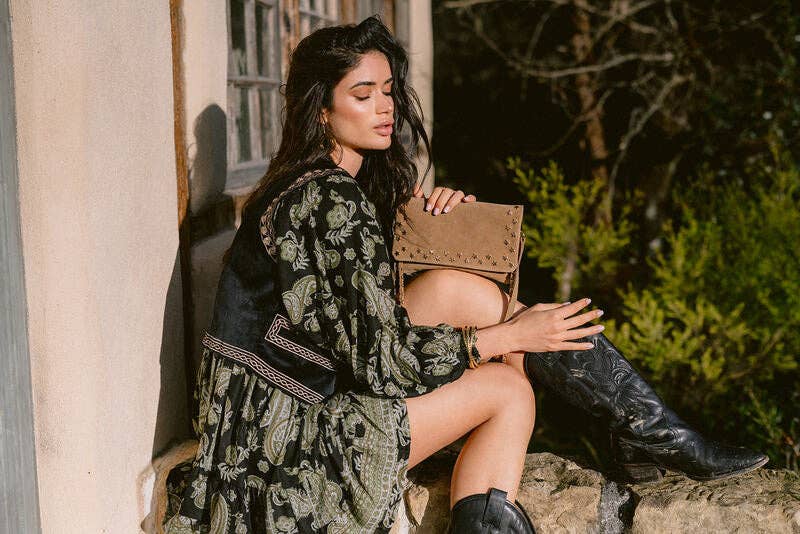 Piti Cuiti - Wholesale Shoulder Bag - Women's - STARDUST SUEDE CROSSBODY BAG1