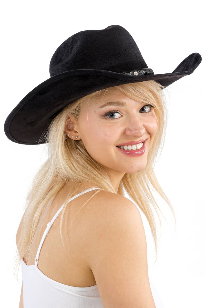 Cap Zone – Engroshandel Cowboyhat - Dame – Falsk nubuck ruskind cutter cowboyhat2