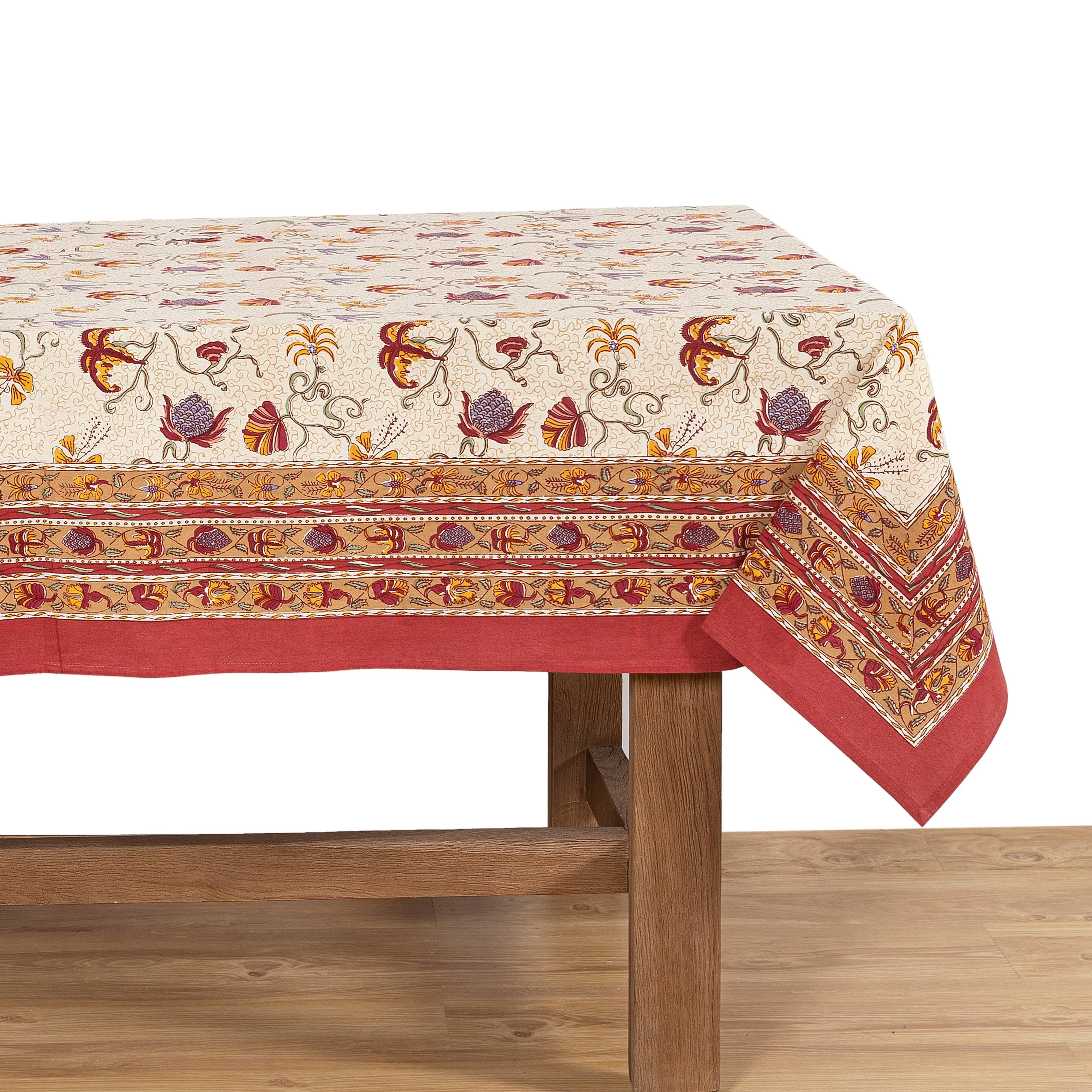 Couleur Nature - Wholesale Tablecloth - Fleurs des Indes | French Tablecloths18