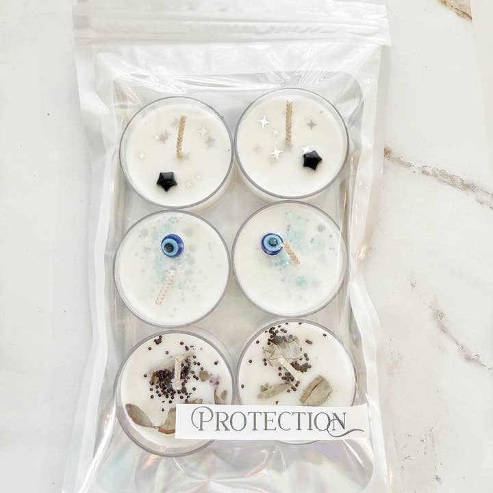 Lunastry - Wholesale Tea Light Candles - Protection Tealight Set2