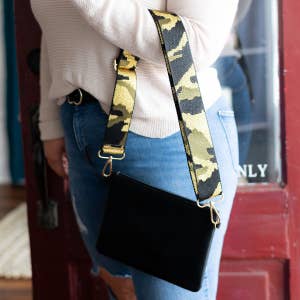 Double Diamond Interchangeable Embroidered Bag Strap