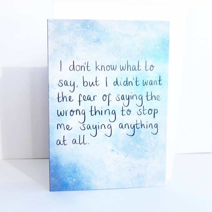 Sympati Card for engroshandel hos Rosie Johnson Illustrates