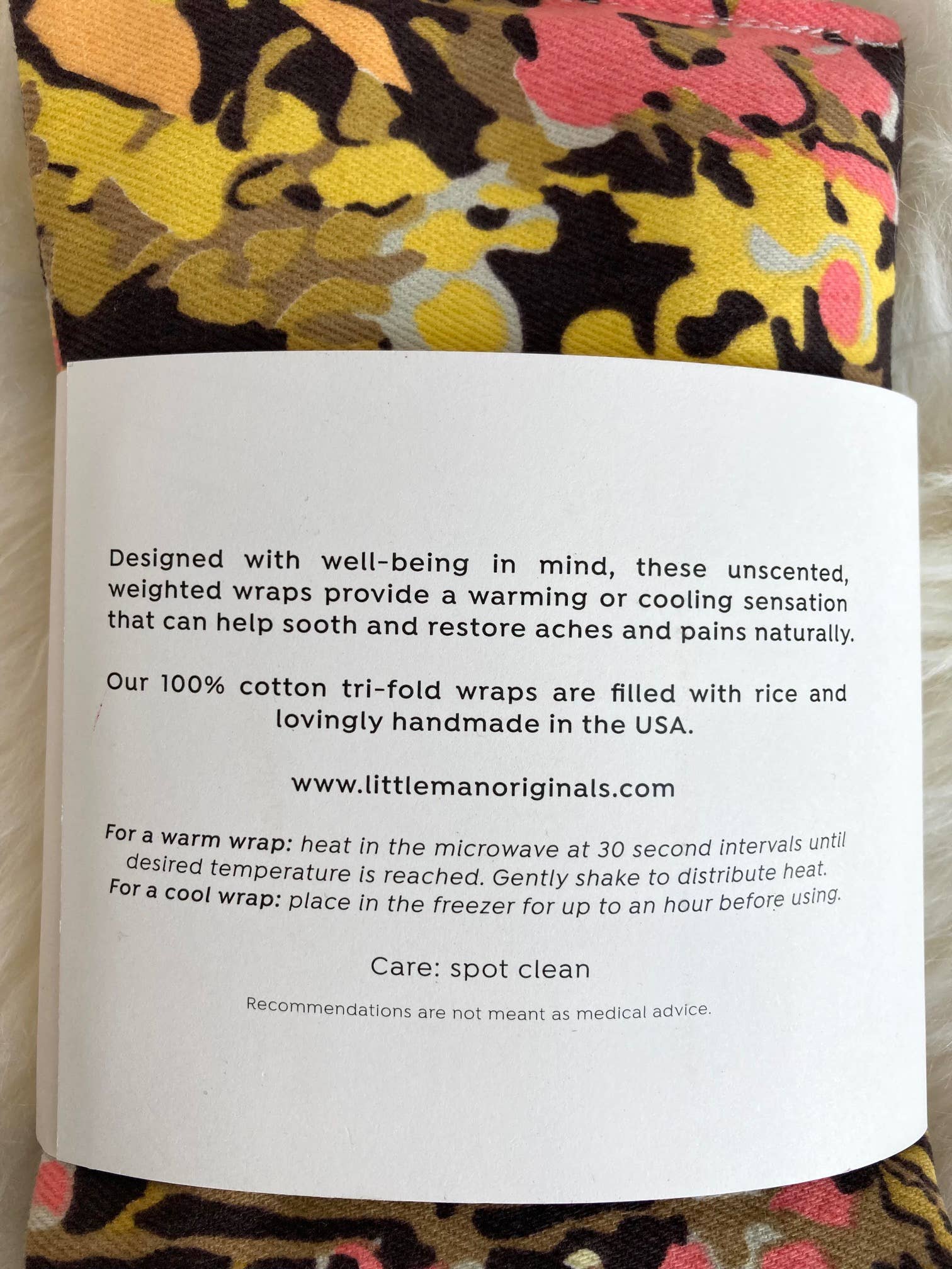 Little Man - Vente Oreiller de spa/de thérapie - Enveloppement thérapeutique chaud et froid 6