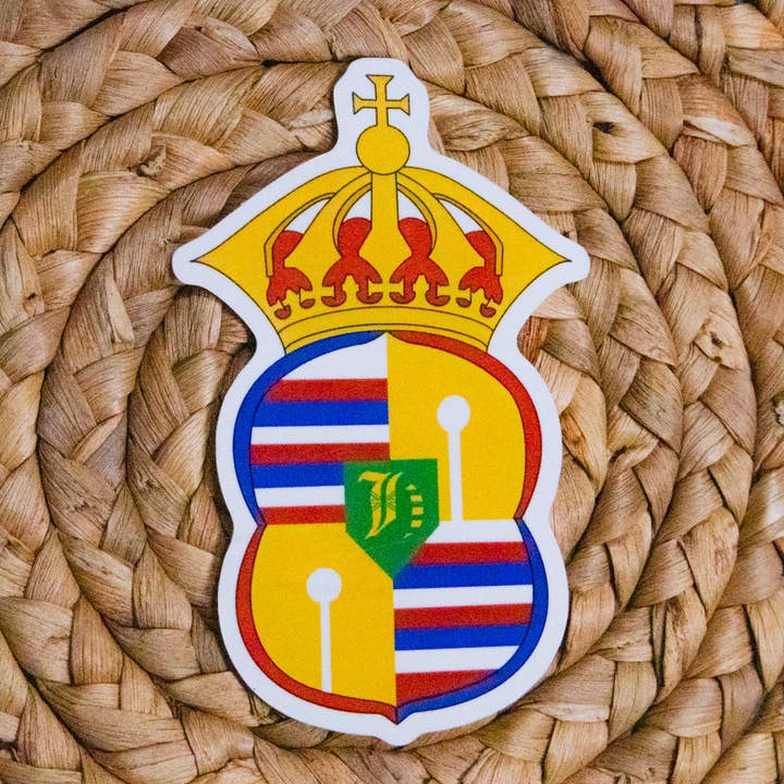 Royal Hawaiian Ensign Sticker for wholesale by Highness Hawai'i