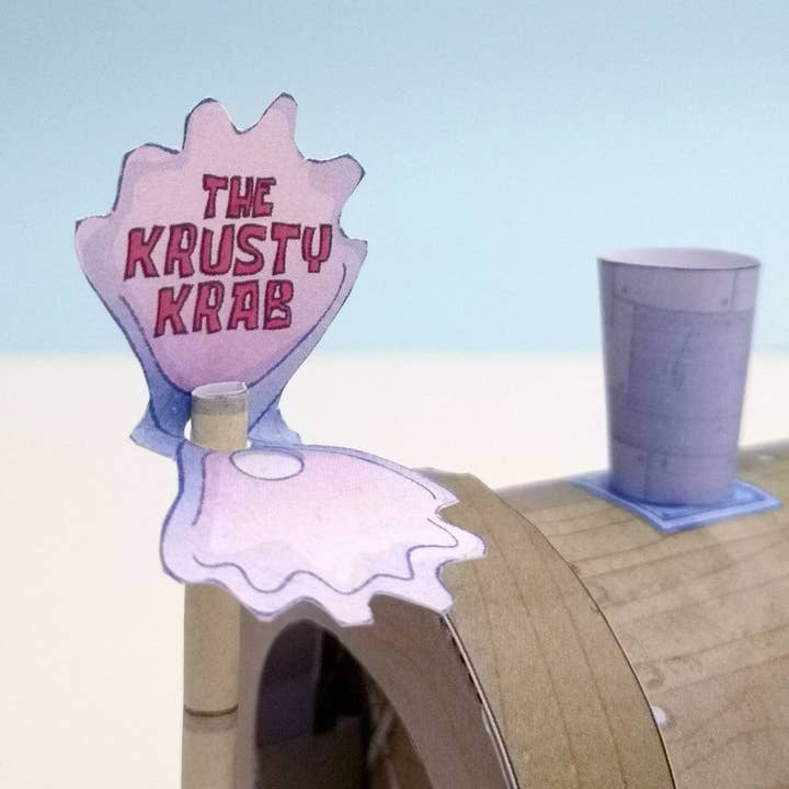 KikoIlustrador – Großhandel Bastelset – Ausschneidbares Modell der Krossen Krabbe - DIN A4
