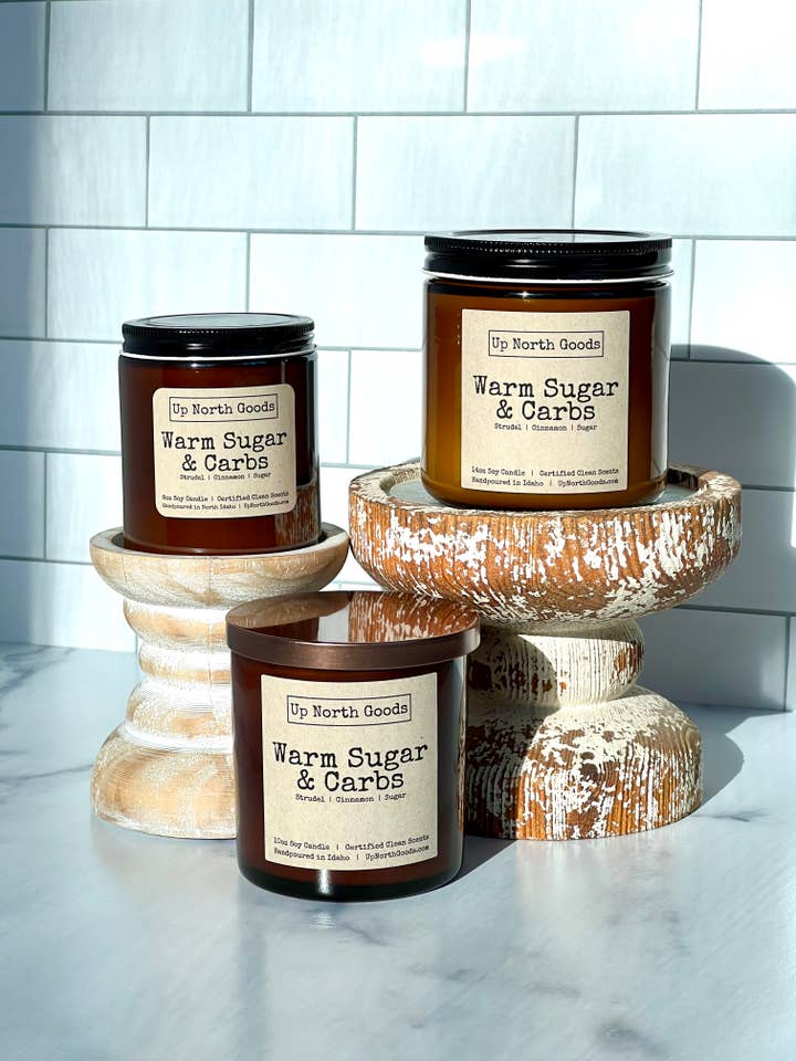 Vela de Soja de Azúcar Tibio y Carbohidratos para venta al por mayor de Up North Goods