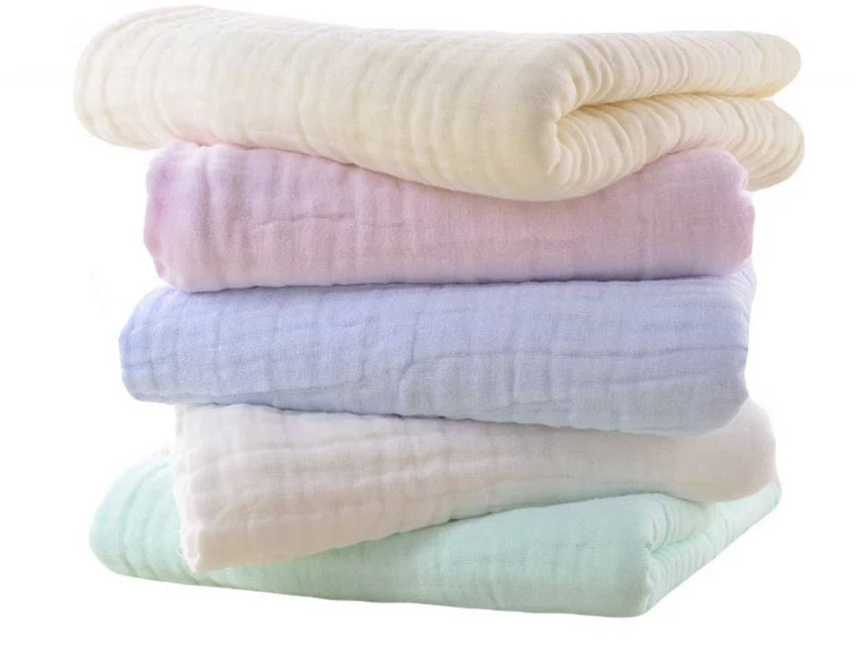 Zsa Zsa & LoLLi Monogram Blanks - Wholesale Bedding Blanket - Kids & Baby - Muslin 6 Layer Blanket - Baby Quilt Blanket Swaddle3
