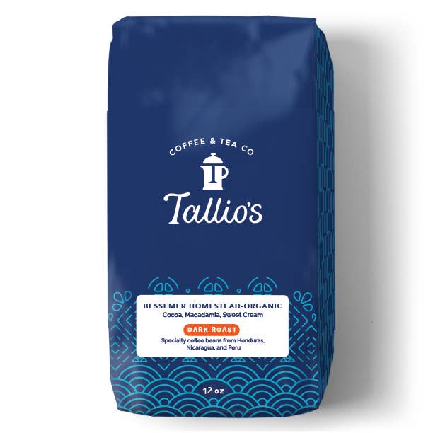 Bessemer Homestead-Organic - Dark Roast for engroshandel hos Tallio's