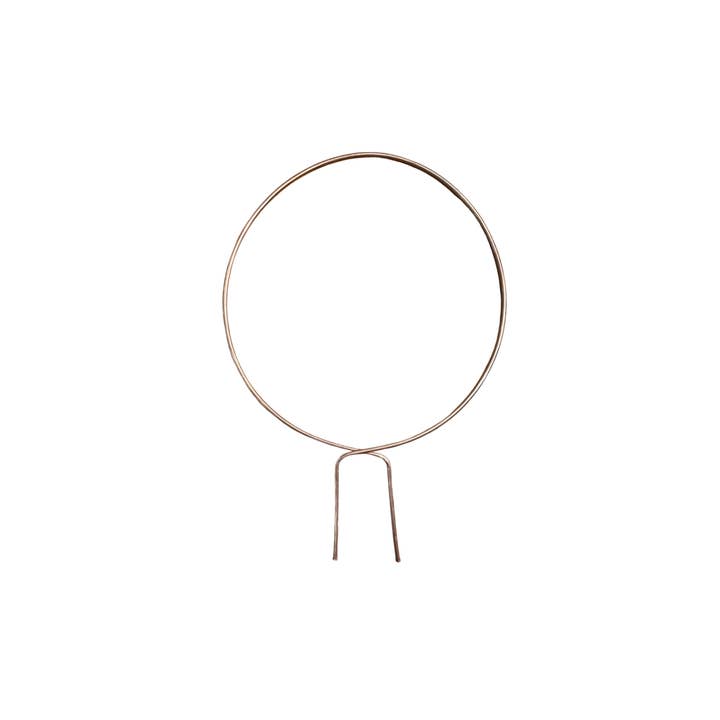 Above The Soil - Wholesale Trellis - Copper Endless Circle Plant Trellis - 3 Sizes!1