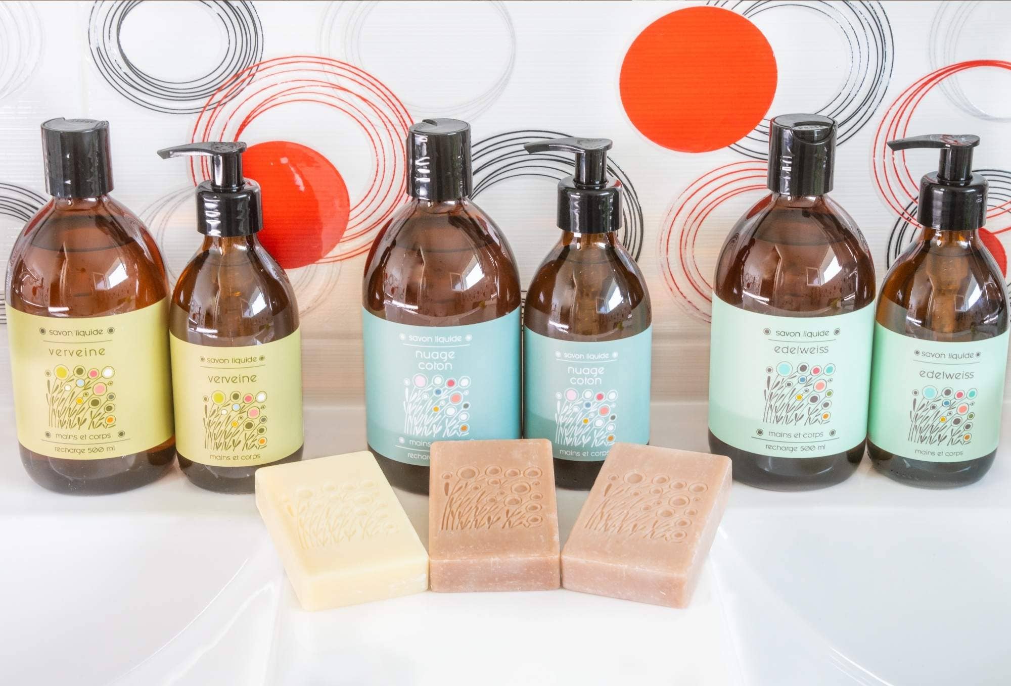 NATURESSENS – Gel de banho por atacado – Sabonete líquido nuvem de algodão 250 ml - frasco com válvula recarregável1