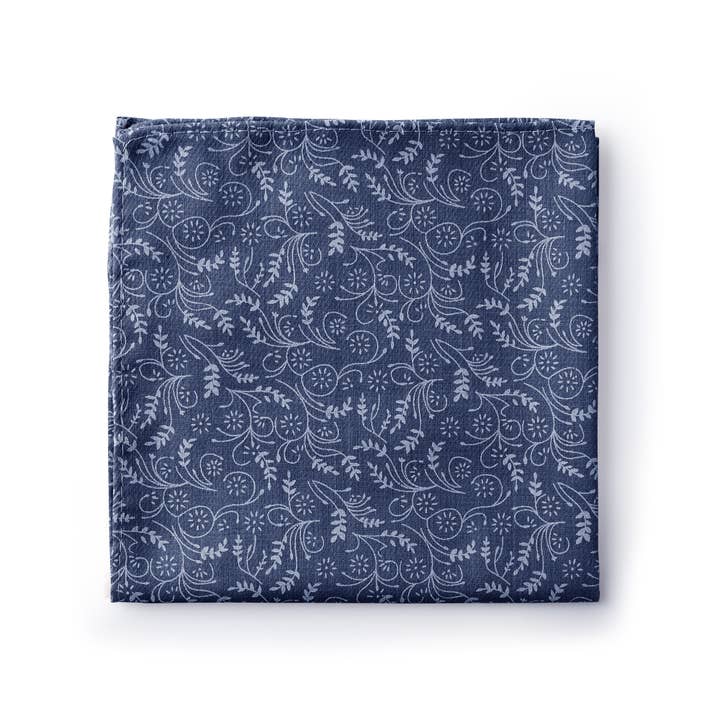 Jacob Alexander – wholesale Pocket square – Men’s – Men's Floral Cotton Pocket Square2