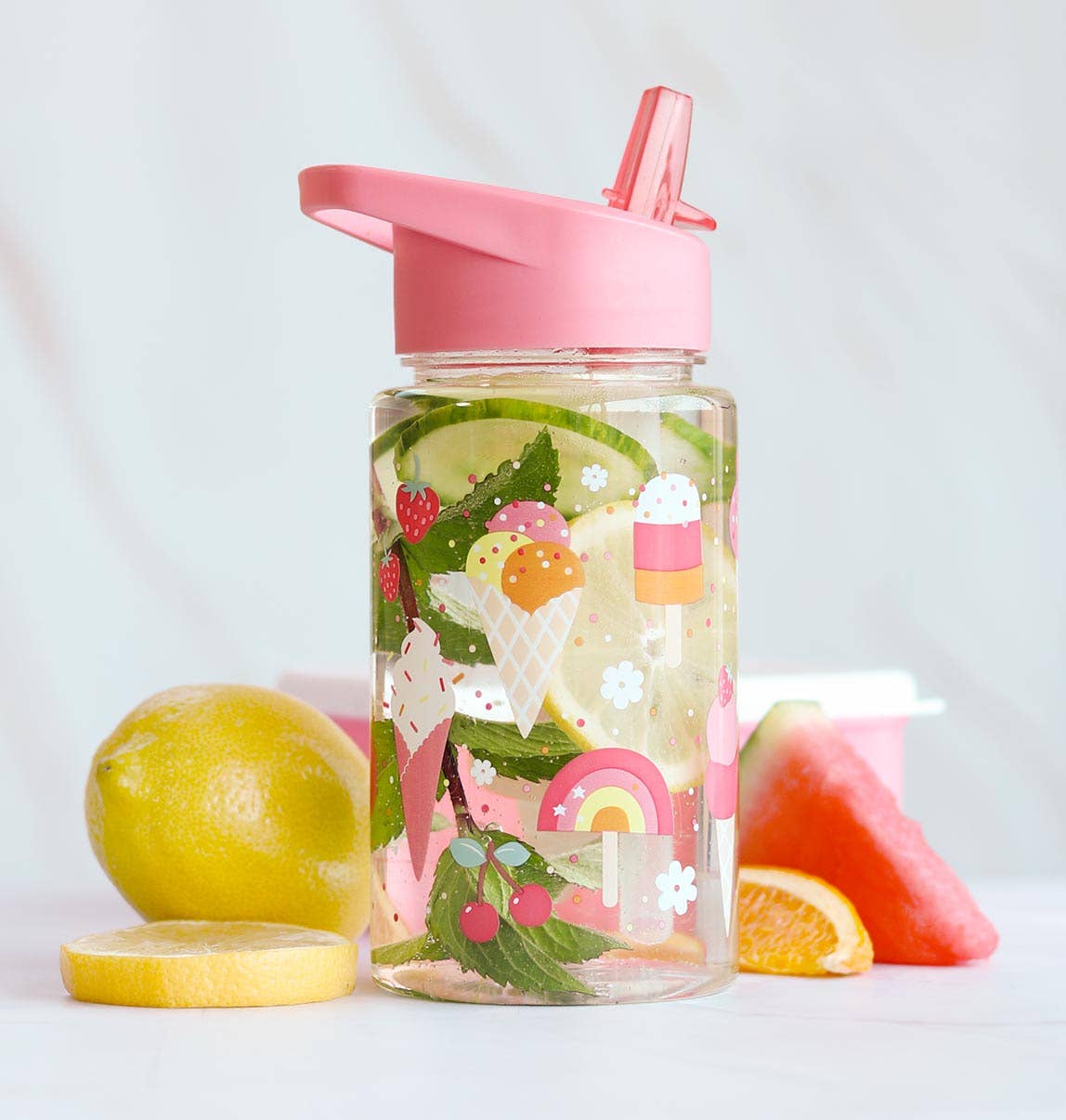 A Little Lovely Company - Wholesale Water Bottle - Kids drink bottle/water bottle: Ice cream3