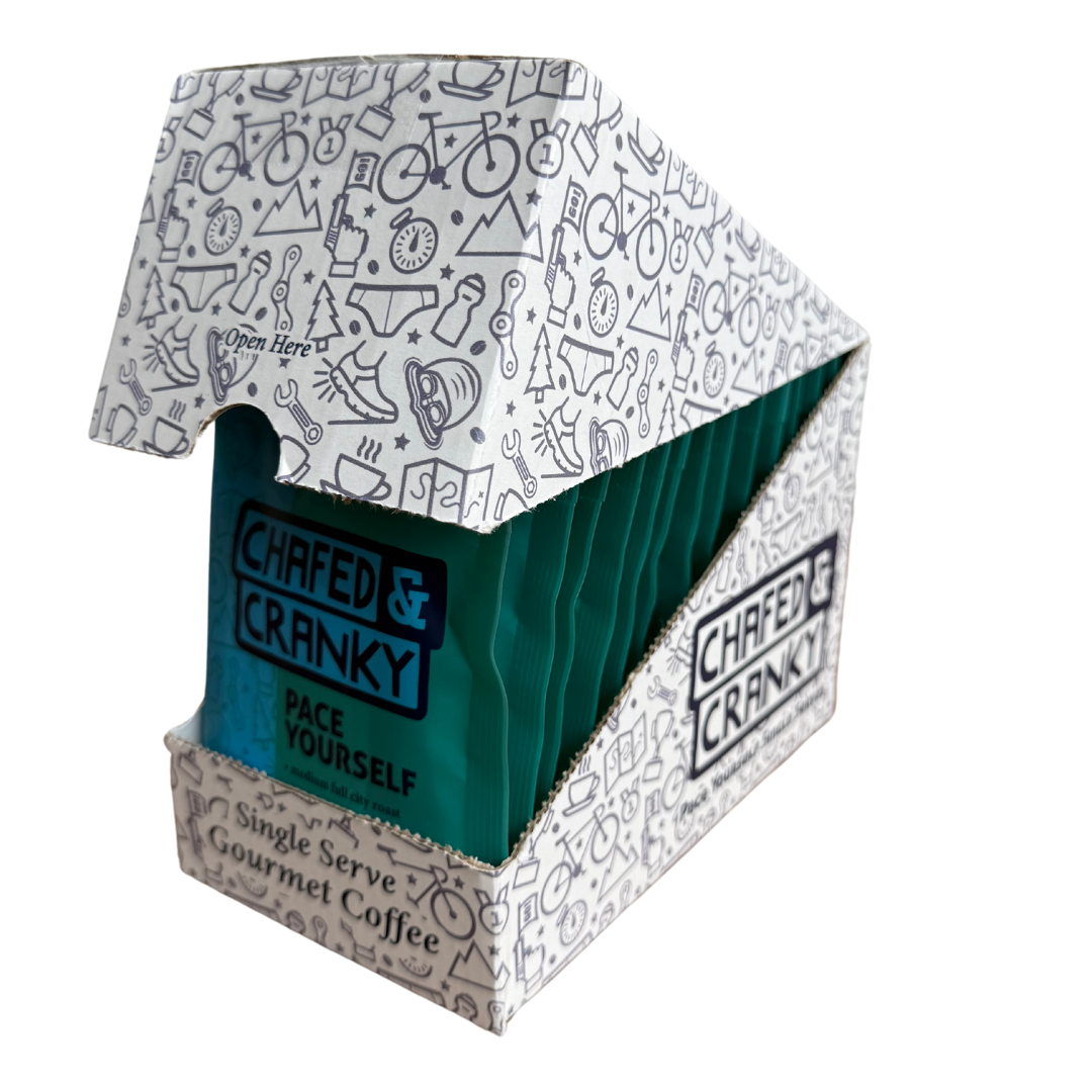 Chafed & Cranky Coffee Co. - Wholesale Ground Coffee - Pace Yourself Pour Over Coffee Single Serve2