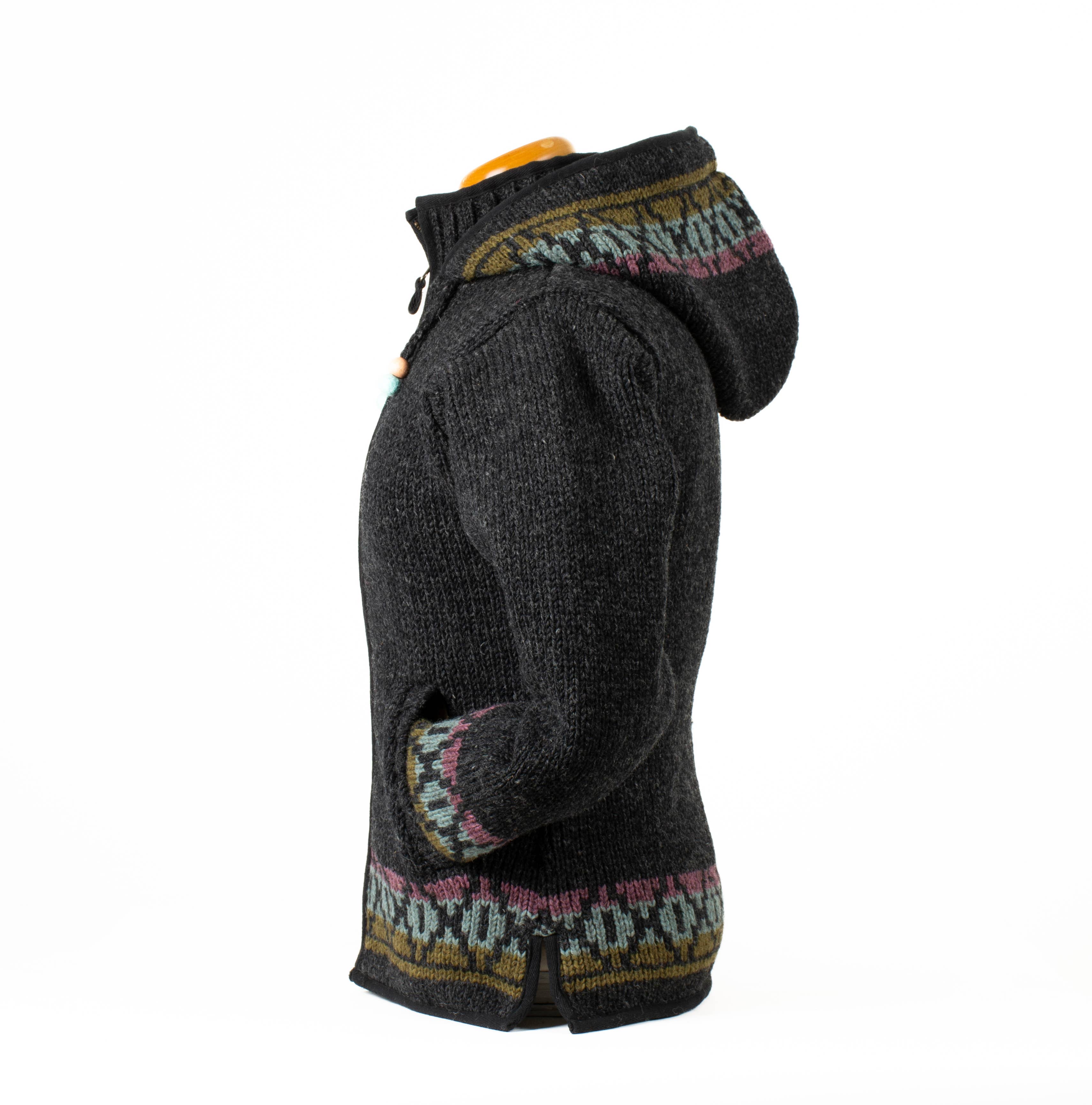 Lost Horizons Knitwear – Ships from USA - Wholesale Knit Sweater - Women's - Misty Wool Knit Sweater with Lined Hood5