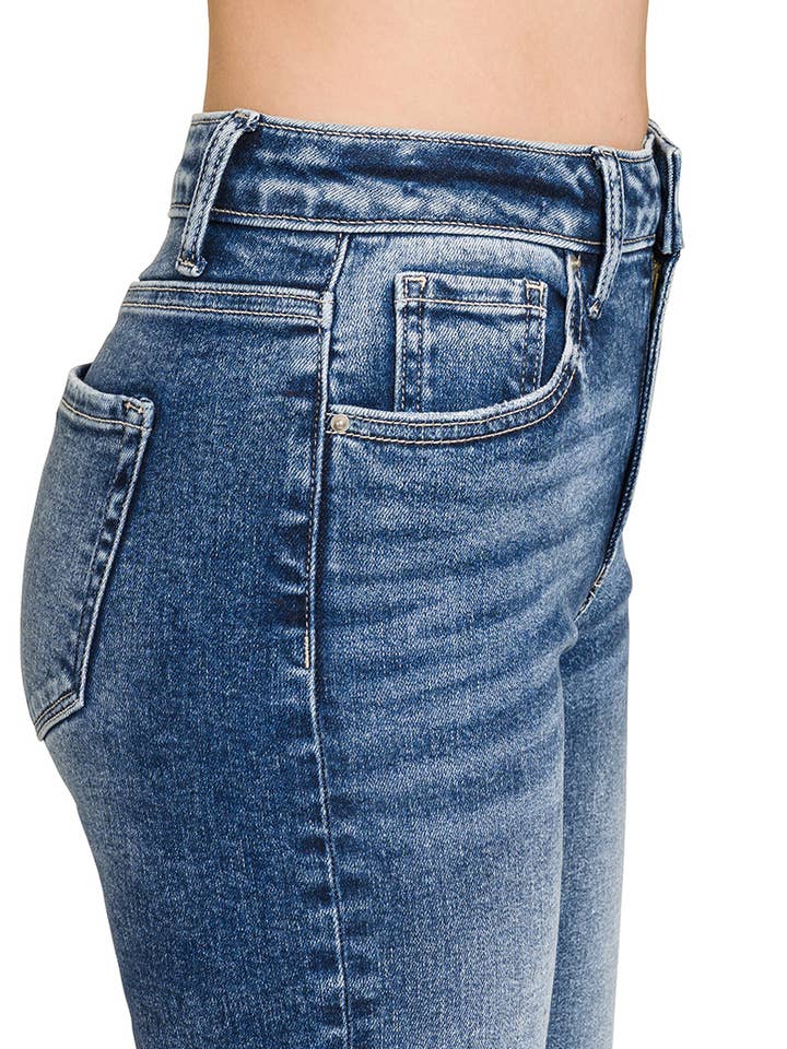 DARK-187551 ...0808 Gecuffte Rechte Spijkerbroek SI-28579 voor groothandel op Faire6