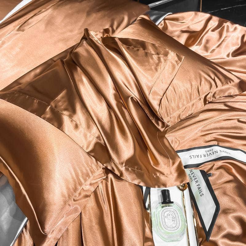 SueSilkHK - Wholesale Hoofdkussenhoes/met rits - Set van 2 satijnen kussenslopen voor haar en huid, 20 x 30 inch (50 x 76 cm), glanzende kussensloop met envelopsluiting, handgemaakte zijden kussensloop, cadeau voor haar13