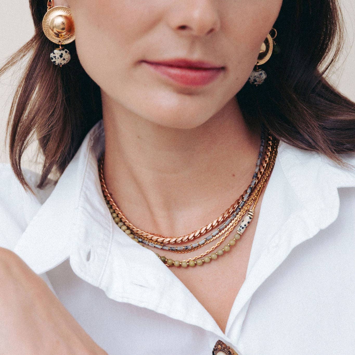 Hailey Gerrits - Vendita all'ingrosso Collane a catena e maglie - Collana Wren FW252