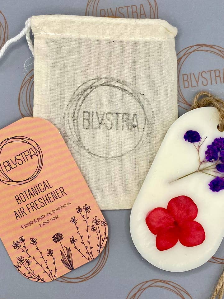 Plum, Rose & Patchouli Botanical Wax Air Freshener for wholesale by Blystra candles