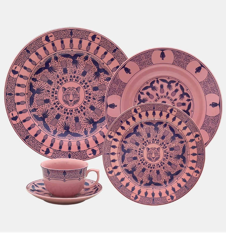 ANNOVA - Wholesale Dinnerware Set - Oxford FLAMINGO Porcelain6