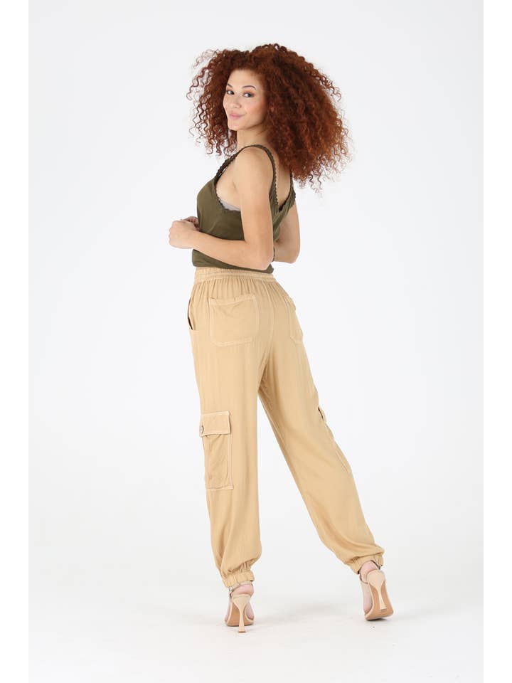 ANGIE - Wholesale Lounge Sweatpants/Joggers - Women's - 25R36-ASIS CARGO JOGGER PANTS4