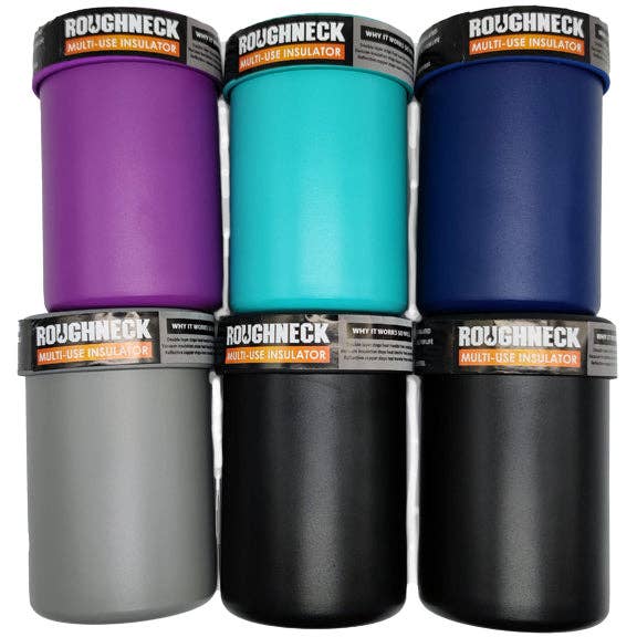 Novelty Closeout - Wholesale Drink Huggers & Koozies - 3-in-1 Stainless Steel Insulated Can Cooler Assortment- 6/Pk