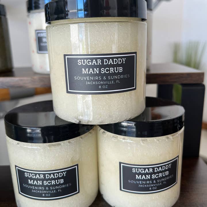 Sugar Daddy Sugar Scrub for wholesale by Souvenirs & Sundries