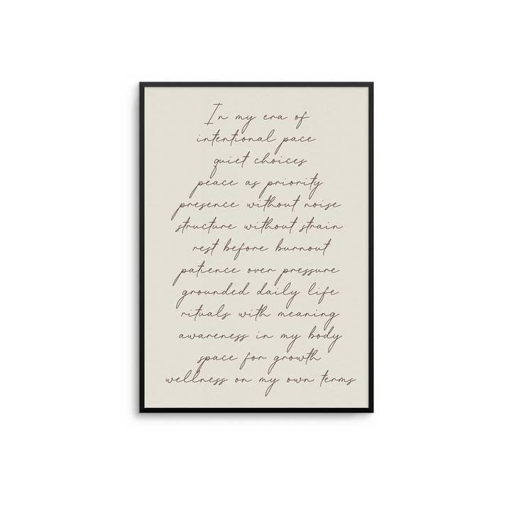 En Mi Era De – Impresión Tipográfica Manuscrita para venta al por mayor de D'LUXE PRINTS