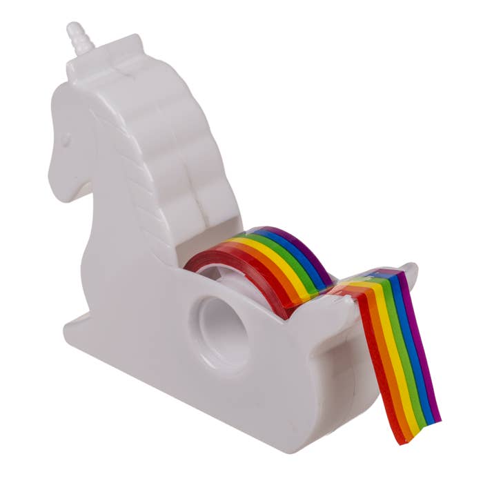 Out of the blue KG - Wholesale Tape Dispenser - Unicorn Tape Dispenser, with Rainbow tape,3