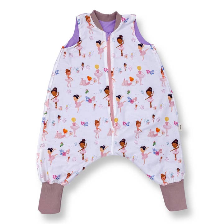 Sac de couchage bio avec pieds en WORLD BALLET & Lavender Tencel pour la vente par luftabong