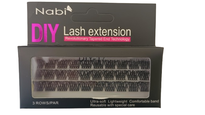 Nabi Cosmetic – wholesale False/fake eyelashes – FMD-05B 12styles DIY Lash Extension 6DZ Set B8