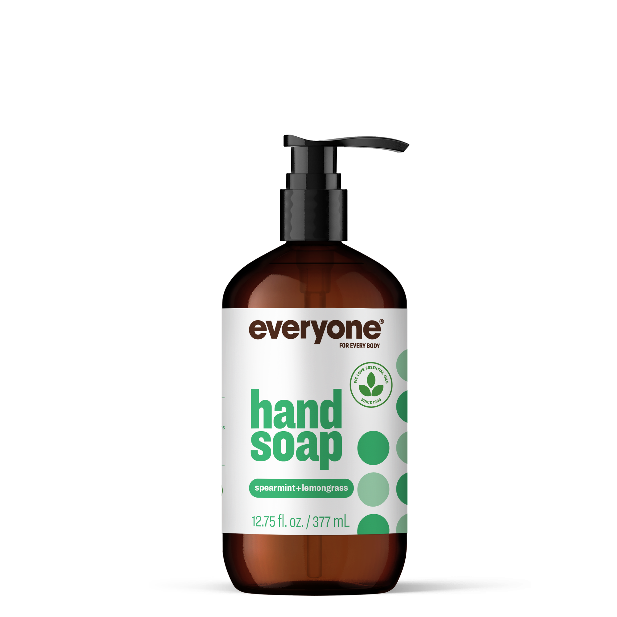 EO + Everyone - Wholesale Hand Soap/Wash - Spearmint + Lemongrass Hand Soap 12.75 oz Case Pack of 60