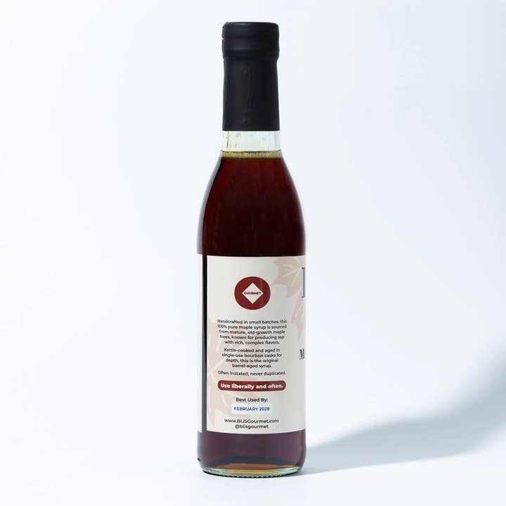 BLiS Gourmet - Wholesale Maple Syrup - BLiS™ Bourbon Barrel Aged Maple Syrup1