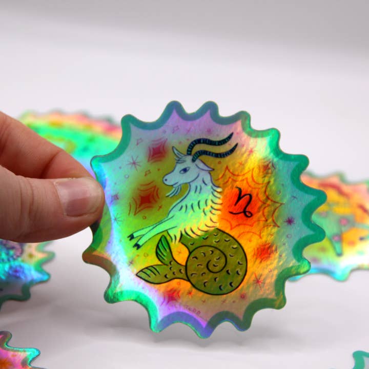 Lili Todd Art – Großhandel Aufkleber – Vinylaufkleber Sternzeichen Steinbock1