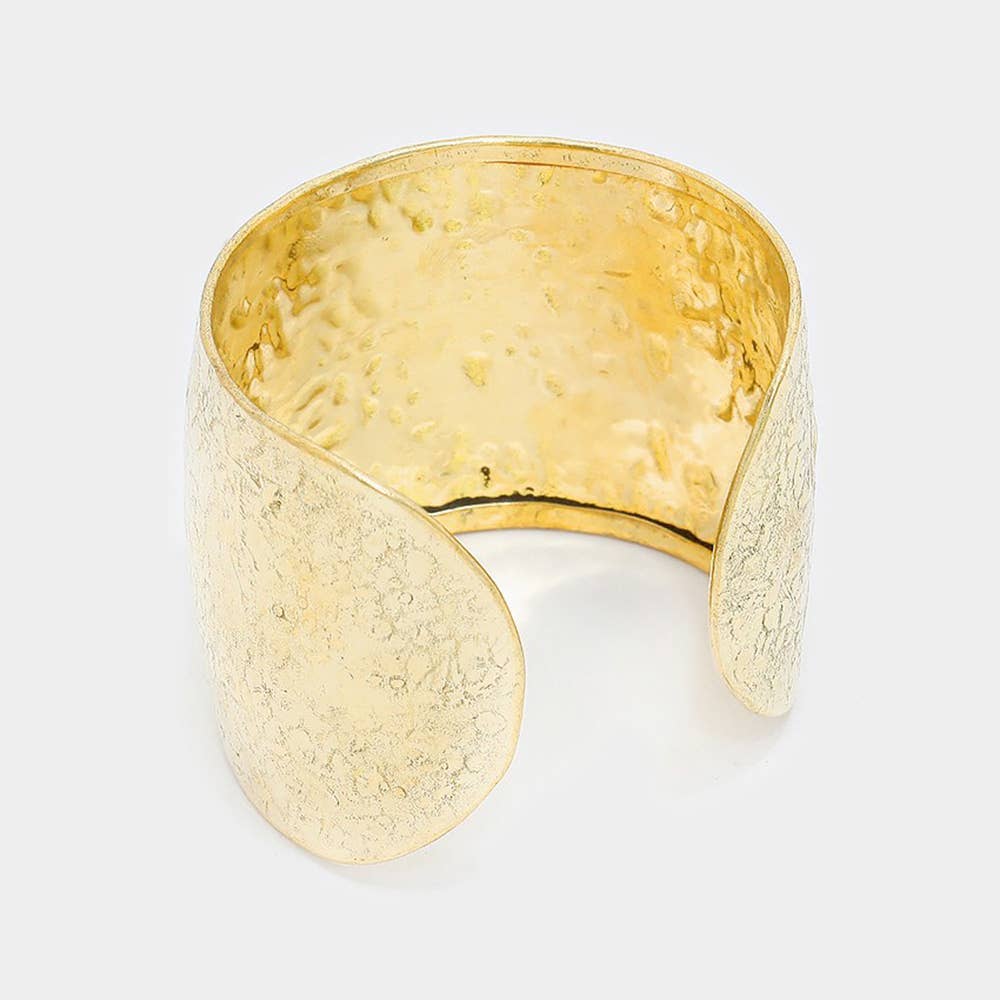 Sensibling Corp. - Wholesale Cuff Bracelet - Hammered metal crossed gun cuff bracelet5