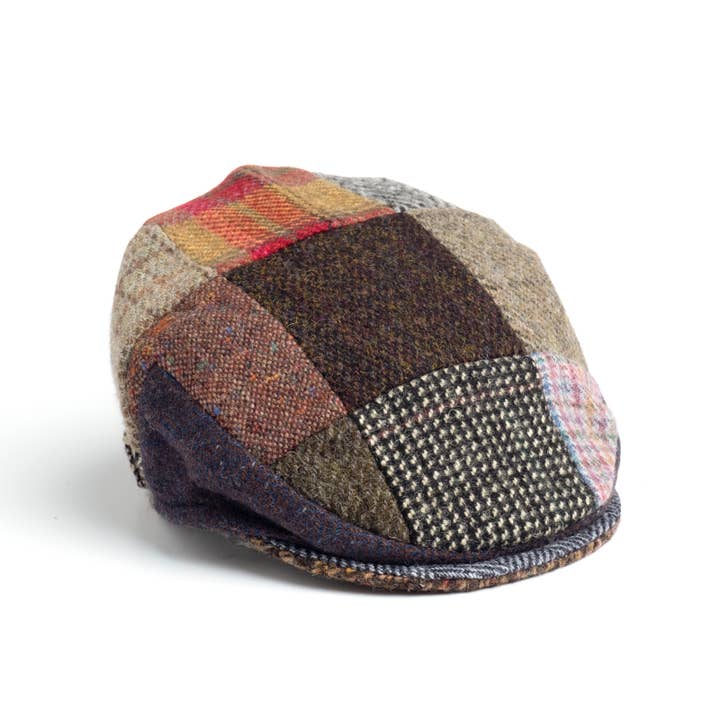 Dublin Gift Company - Wholesale Kids Hat - Kids - Children’s Vintage Patchwork Wool Tweed Cap1